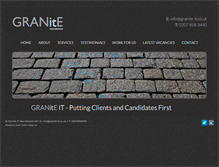 Tablet Screenshot of granite-it.co.uk